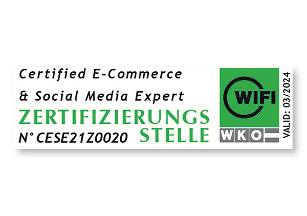 Zertifizierung: E-Commerce & Social Media Expert